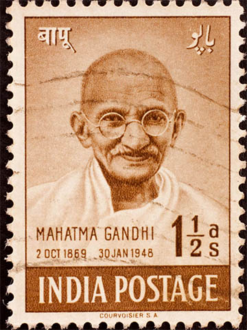 ghandi stamp