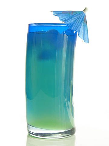 blue cocktail